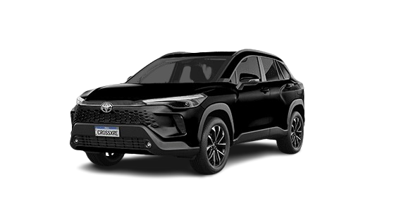 Toyota Corolla Cross preto — Alpha Rádio Táxi